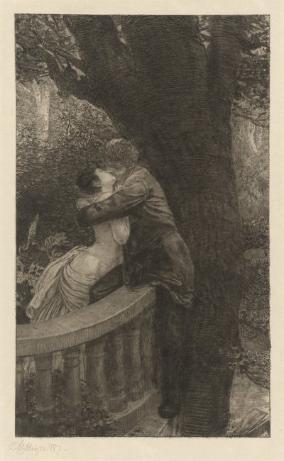 A Parkban (Im Park): pl.4 alkotó: Max Klinger