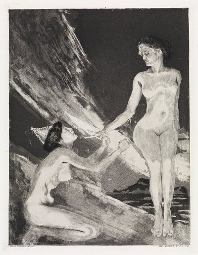 Királynő és istennő (Sátor, Opus XIV, 2. rész, 32. sz.) alkotó: Max Klinger