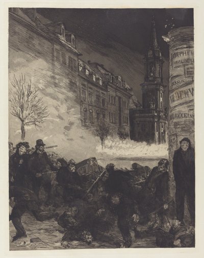 Märztage II (Márciusi Napok II.) alkotó: Max Klinger