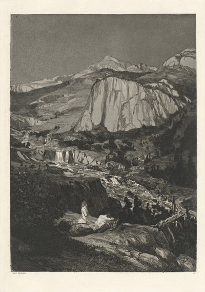 Holdfényes Éjszaka (Mondnacht): pl. 4 alkotó: Max Klinger