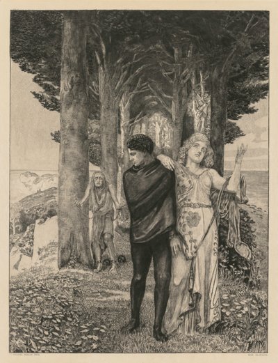 A halálról második rész, Opus XIII Print 4: Genius Artist, 1903. alkotó: Max Klinger