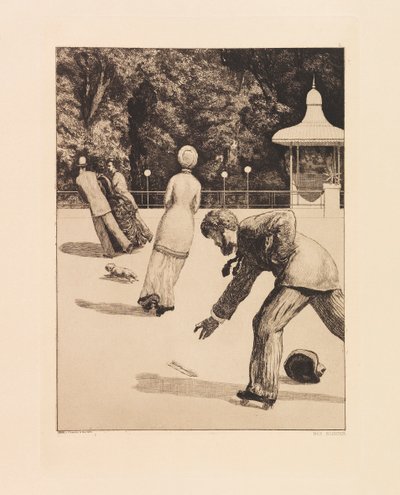 Opus VI, a Parafrázis a kesztyű megtalálásáról, 1881-ből. alkotó: Max Klinger