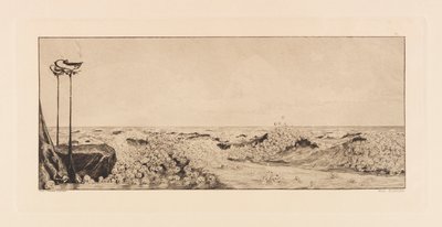 Opus VI, a Parafrázis a kesztyű megtalálásáról, 1881-ből. alkotó: Max Klinger