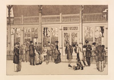 Opus VI, a Parafrázis a kesztyű megtalálásáról, 1881-ből. alkotó: Max Klinger