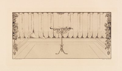 Opus VI, a Parafrázis a kesztyű megtalálásáról, 1881-ből. alkotó: Max Klinger