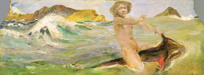 Lovaglás egy cápán alkotó: Max Klinger