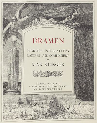 Címlap alkotó: Max Klinger
