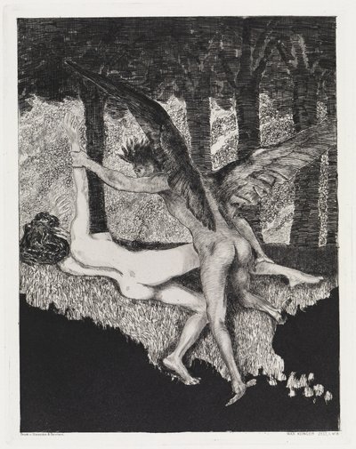 Nemi erőszak (Sátor, XIV. mű, 1. rész, 8. szám) alkotó: Max Klinger