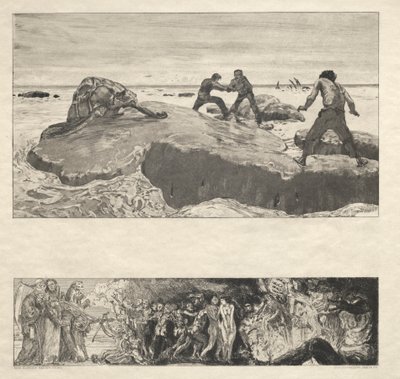 Vom Tode I, (Opus II, 1889) No. 2 alkotó: Max Klinger