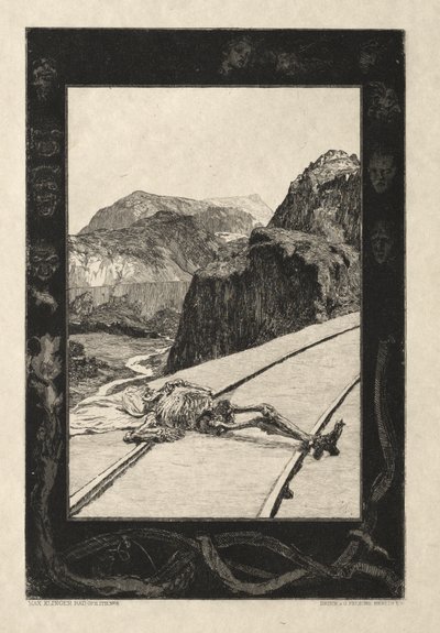 Vom Tode I, (Opus II, 1889) No. 8 alkotó: Max Klinger