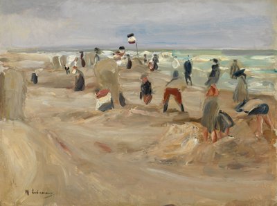 Noordwijk strandján alkotó: Max Liebermann