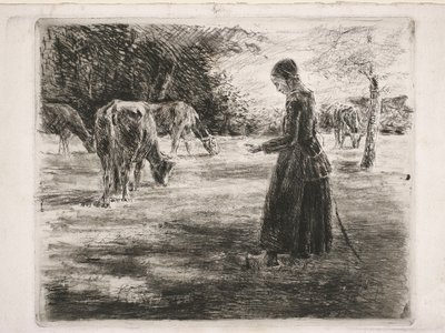 A legelőn (Delden közelében, Hollandiában) alkotó: Max Liebermann