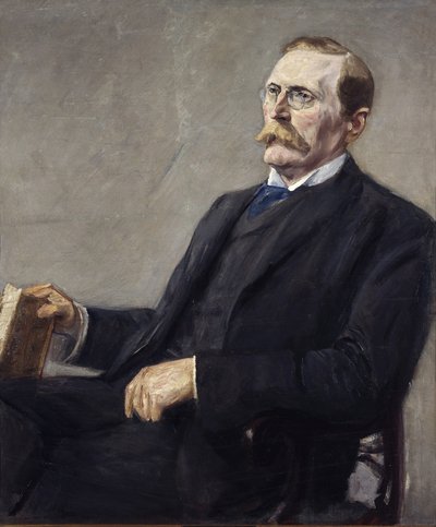 Dr. Wilhelm Bode portréja alkotó: Max Liebermann