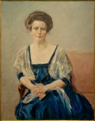 Maria Newman portréja alkotó: Max Liebermann