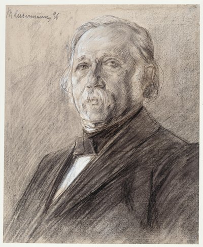 Theodor Fontane portréja alkotó: Max Liebermann