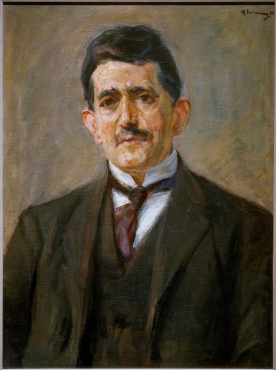 Bruno Cassirer kiadó portréja alkotó: Max Liebermann