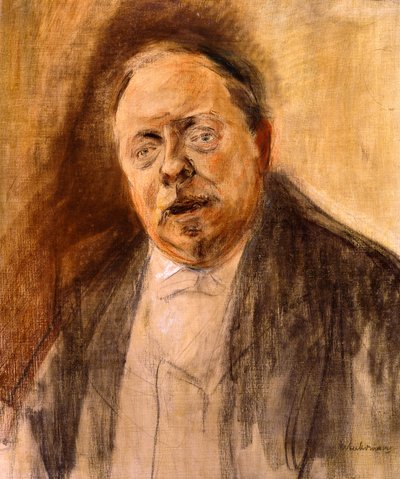 Alfred von Berger báró portrétanulmánya alkotó: Max Liebermann