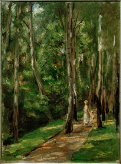 Birkenweg Wannsee-ben nyugatra alkotó: Max Liebermann