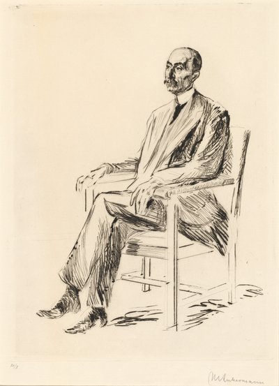 Dr. Burchard polgármester alkotó: Max Liebermann