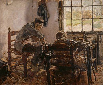 Cipészműhely alkotó: Max Liebermann