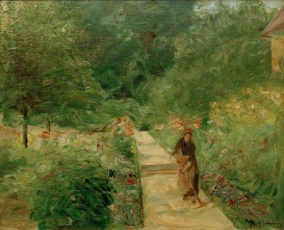 A konyhakert Wannsee-ben nyugatra, útközben a Gä alkotó: Max Liebermann