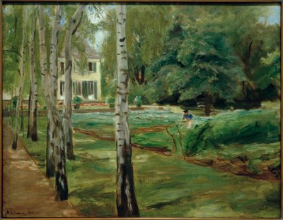 A nyírfa sugárút a Wannsee kertben nyugatra alkotó: Max Liebermann