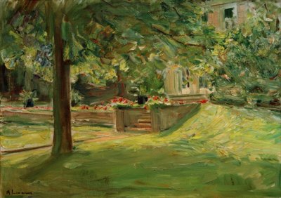 A virágterasz délnyugati fekvésű / Wannseegarten alkotó: Max Liebermann