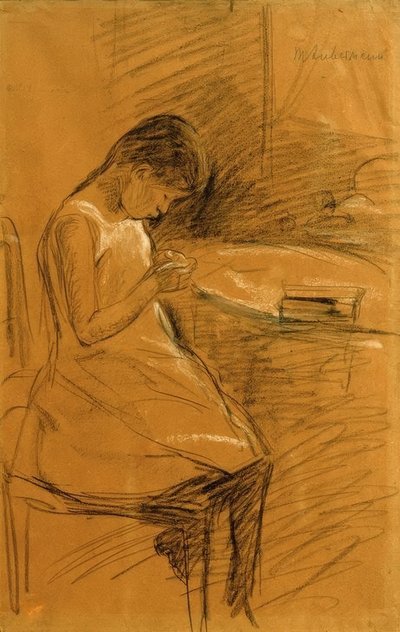 A művész lánya, varrás alkotó: Max Liebermann
