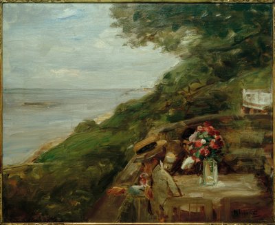 Elbblick - Terasz az Elbán - Jacob étterem alkotó: Max Liebermann