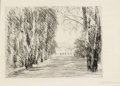 Ház a Wannsee partján alkotó: Max Liebermann