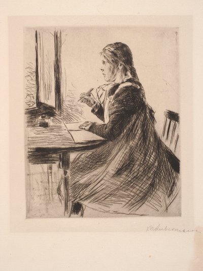 Gyermekportré, Bode titkos tanácsos kislányának, Marie-nak a portréja alkotó: Max Liebermann