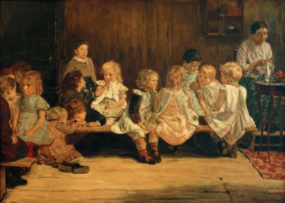 Unokák iskolája Amszterdamban alkotó: Max Liebermann