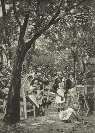 Liebermann, sörkert koncert alkotó: Max Liebermann