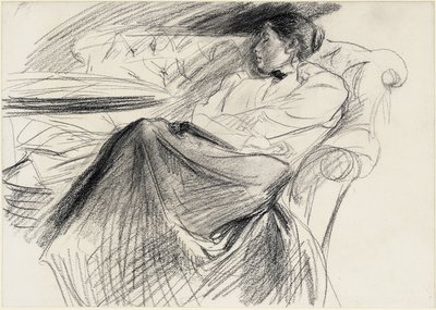 Alvó Martha Liebermann alkotó: Max Liebermann