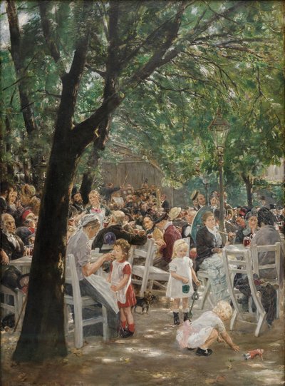 Müncheni sörkert alkotó: Max Liebermann