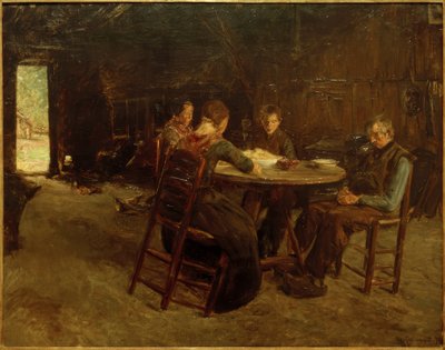 Kelet-fríz gazdák a kegyelemben alkotó: Max Liebermann