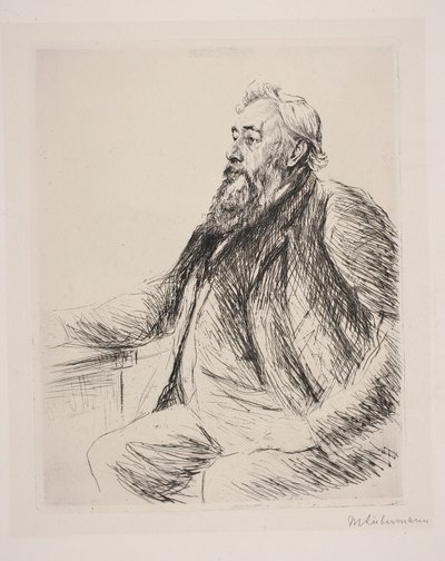 Brinckmann portréja alkotó: Max Liebermann