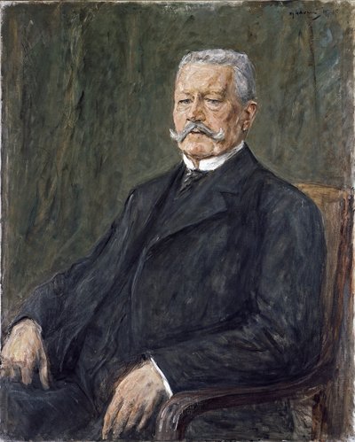 Portrait of President Paul von Hindenburg 1847-1934, by Max Liebermann (1847-1935) Niedersachsisches Landesmuseum, Hannover   1323095   hu       hungarian Successfully Translated  Original: The Peasants Brawl Translat: The Peasants