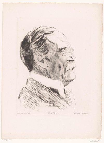 Wilhelm von Bode portréja W.v.Bode (cím az objektumon) alkotó: Max Liebermann
