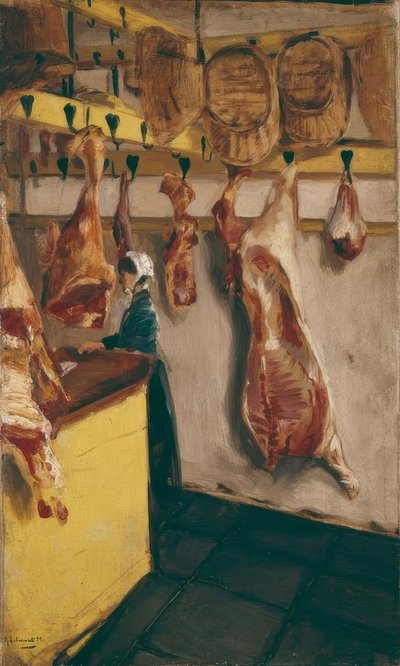 Schlächterladen Dordrechtben alkotó: Max Liebermann