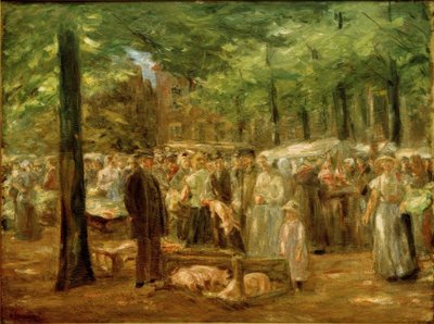 Sertéspiac Haarlemben alkotó: Max Liebermann