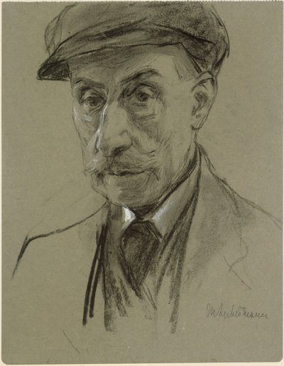 Önarckép sapkával alkotó: Max Liebermann