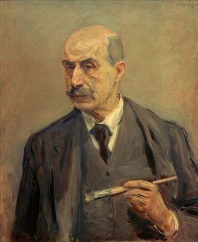 Önarckép ecsettel alkotó: Max Liebermann