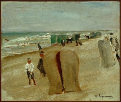 Strandszene Noordwijkban alkotó: Max Liebermann