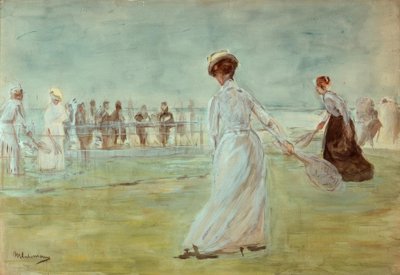 Teniszező alkotó: Max Liebermann