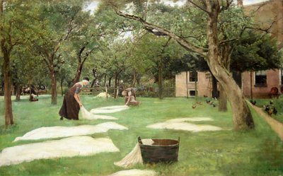 A vászonfehérítés, 1882 alkotó: Max Liebermann