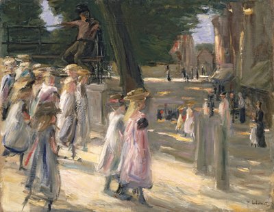 Az út az edami iskolába (olaj, vászon) alkotó: Max Liebermann