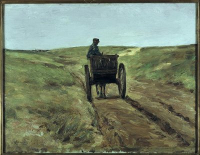 Autó a dűnékben Katwijk közelében alkotó: Max Liebermann