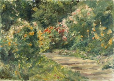 Wannsee Garden, 1920-29 körül (olaj, vászon) alkotó: Max Liebermann