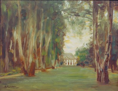 Wannsee garden with villa / The Birch Avenue in the Wannsee garden alkotó: Max Liebermann